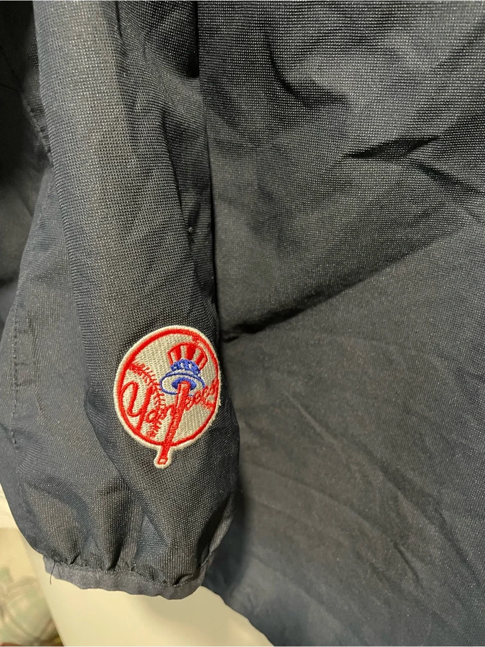 Majestic New York Yankees Navy Pullover Windbreaker